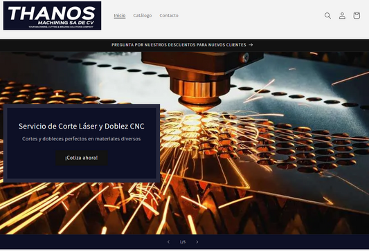 Thanos Machining estrena nueva página web